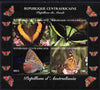 Central African Republic 2011 Butterflies of the World - Australasia perf sheetlet containing 4 values unmounted mint. Note this item is privately produced and is offered purely on its thematic appeal
