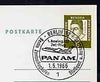 Postmark - West Berlin 1966 postcard bearing 5pfg stamp with special cancellation for the First Boeing 727 Pan-Am Flight between West Berlin and Stuttgart illustrated with 727 aircraft
