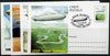 Rumania 1996 Airships (incl Zeppelins) complete set of 4 deluxe edition postal stationery cards (50L values) each with illustrated cancellation (Limited edition)