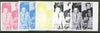 Somaliland 1999 Frank Sinatra & Sammy Davis Jnr (from20th Century Culture sheetlet) the set of 5 imperf progressive proofs comprising the 4 individual colours plus all 4-colour composite unmounted mint