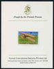 St Thomas & Prince Islands 1979 Aviation History 0.5Db (Wright Flyer 1) imperf proof mounted on Format International proof card