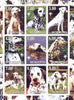 Mordovia Republic 2000 Dogs (Dalmation) perf sheetlet containing complete set of 9 values, each with Scout logo unmounted mint