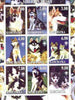 Kamchatka Republic 2000 Dogs (Siberian Husky) perf sheetlet containing complete set of 9 values, each with Scout logo unmounted mint