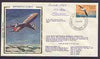 Australian Antarctic Territory 1977 Boeing 747 silk cover for Dick Smith Electronics Antarctic Expedition Flight, signed by K W Pope, Private Pilot