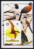 Eritrea 2005 Dinosaurs #09 - Scaphognathus imperf m/sheet with Scout & Rotary Logos, background shows various Birds unmounted mint