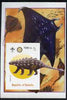 Somalia 2005 Dinosaurs #01 - Talarurus imperf m/sheet with Scout & Rotary Logos, background shows various Fish unmounted mint