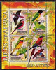 Palestine (PNA) 2005 Birds of Africa - Bee Eaters perf sheetlet containing 4 values each with Scout Logo unmounted mint. Note this item is privately produced and is offered purely on its thematic appeal