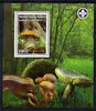 Palestine (PNA) 2007 Fungi perf m/sheet with Scout Logo, unmounted mint. Note this item is privately produced and is offered purely on its thematic appeal