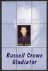 Angola 2000 Russell Crowe - Gladiator perf s/sheet #3 unmounted mint. Note this item is privately produced and is offered purely on its thematic appeal