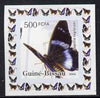 Guinea - Bissau 2006 Butterflies #3 - Papilio laglaizei individual imperf deluxe sheet unmounted mint. Note this item is privately produced and is offered purely on its thematic appeal