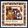 Guinea - Bissau 2003 Dogs #1 individual imperf deluxe sheet featuring Baden Powell, unmounted mint. Note this item is privately produced and is offered purely on its thematic appeal