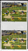 Mali 2010 The 55th Anniversary of Disneyland - Baseball s/sheets #1 & #5 se-tenant from uncut imperf proof sheet (3 exist) unmounted mint