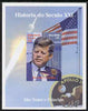 St Thomas & Prince Islands 2004 History of the 21st Century #01 Kennedy & Apollo 11 imperf m/sheet unmounted mint. Note this item is privately produced and is offered purely on its thematic appeal