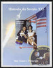 St Thomas & Prince Islands 2004 History of the 21st Century #09 Kennedy & Apollo 11 imperf m/sheet unmounted mint. Note this item is privately produced and is offered purely on its thematic appeal