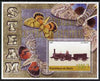Benin 2006 Early Steam Locos #2 (Columbine) perf m/sheet with Butterflies in background unmounted mint. Note this item is privately produced and is offered purely on its thematic appeal