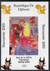 Djibouti 2008 Beijing & Vancouver Olympics - Disney - Sleeping Beauty imperf deluxe sheet #1 unmounted mint. Note this item is privately produced and is offered purely on its thematic appeal