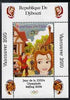 Djibouti 2008 Beijing & Vancouver Olympics - Disney - Beauty & the Beast perf deluxe sheet #1 unmounted mint. Note this item is privately produced and is offered purely on its thematic appeal