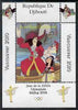 Djibouti 2008 Beijing & Vancouver Olympics - Disney - Peter Pan perf deluxe sheet #4 unmounted mint. Note this item is privately produced and is offered purely on its thematic appeal