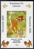 Djibouti 2008 Beijing & Vancouver Olympics - Disney - Bambi imperf deluxe sheet #1 unmounted mint. Note this item is privately produced and is offered purely on its thematic appeal