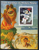 Somalia 2004 75th Birthday of Mickey Mouse #16 - Space & Lion imperf m/sheet unmounted mint. Note this item is privately produced and is offered purely on its thematic appeal