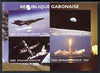 Gabon 2009 NASA Space Exploration #01 imperf sheetlet containing 4 values unmounted mint. Note this item is privately produced and is offered purely on its thematic appeal