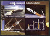 Gabon 2009 NASA Space Exploration #03 imperf sheetlet containing 4 values unmounted mint. Note this item is privately produced and is offered purely on its thematic appeal