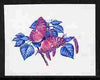 Lesotho 1984 Butterflies African Leopard 7s imperf proof in blue & magenta colours only minor wrinkles but unmounted mint as SG 569