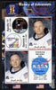 Maakhir State of Somalia 2010 50th Anniversary of Space Exploration #07 - Neil Armstrong perf sheetlet containing 2 values plus 2 labels unmounted mint