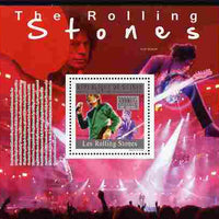 Guinea - Conakry 2010 The Rolling Stones perf m/sheet unmounted mint