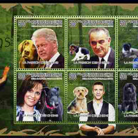 Guinea - Conakry 2010 Dogs & their Owners perf sheetlet containing 6 values unmounted mint