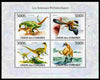 Comoro Islands 2010 Prehistoric Animals perf sheetlet containing 4 values unmounted mint