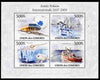 Comoro Islands 2010 International Polar Year perf sheetlet containing 4 values unmounted mint