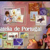 St Thomas & Prince Islands 2010 Stamp On Stamp - Stamps of Portugal perf m/sheet unmounted mint