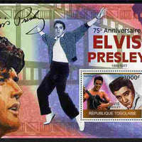 Togo 2010 75th Birth Anniversary of Elvis Presley perf m/sheet unmounted mint