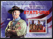 Togo 2010 Centenary of Scouting in United States perf m/sheet unmounted mint