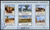 Mozambique 2010 UNESCO World Heritage Sites - Africa #1 perf sheetlet containing 6 values unmounted mint