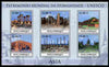 Mozambique 2010 UNESCO World Heritage Sites - Asia #1 perf sheetlet containing 6 values unmounted mint