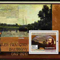 Guinea - Conakry 2009 Paintings by Charles-Francois Daubigny perf m/sheet unmounted mint, Michel BL 1754