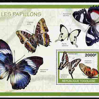 Togo 2010 Butterflies perf m/sheet unmounted mint