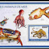 Togo 2010 Sea Life perf m/sheet unmounted mint