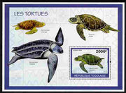 Togo 2010 Turtles perf m/sheet unmounted mint