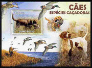 Guinea - Bissau 2010 Hunting Dogs perf m/sheet unmounted mint