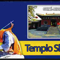 Guinea - Bissau 2010 Temple of Shoalin perf m/sheet unmounted mint