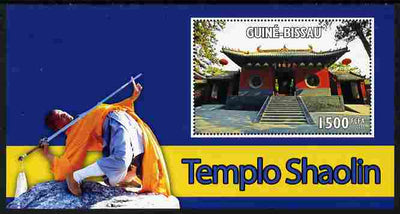 Guinea - Bissau 2010 Temple of Shoalin perf m/sheet unmounted mint