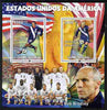 Guinea - Bissau 2010 Footbal World Cup - USA perf sheetlet containing 2 values unmounted mint