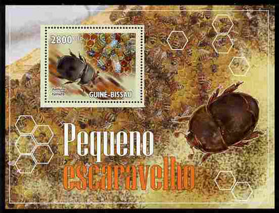 Guinea - Bissau 2010 Small Hive Beetle perf m/sheet unmounted mint