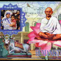 Guinea - Bissau 2010 Mahatma Gandhi perf m/sheet unmounted mint