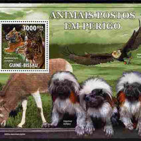 Guinea - Bissau 2010 Endangered Animals perf m/sheet unmounted mint