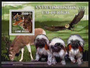 Guinea - Bissau 2010 Endangered Animals perf m/sheet unmounted mint