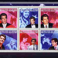 Guinea - Conakry 2009 Tenth Death Anniversary of John Fitzgeral Kennedy Jr perf sheetlet containing 6 values unmounted mint
